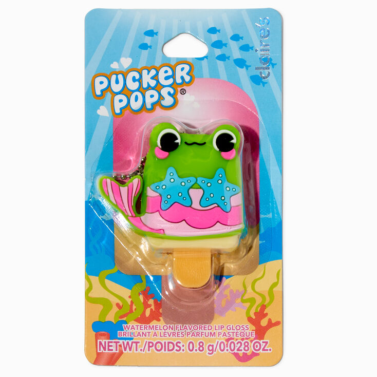 Pucker Pops® Mermaid Frog Lip Gloss - Watermelon