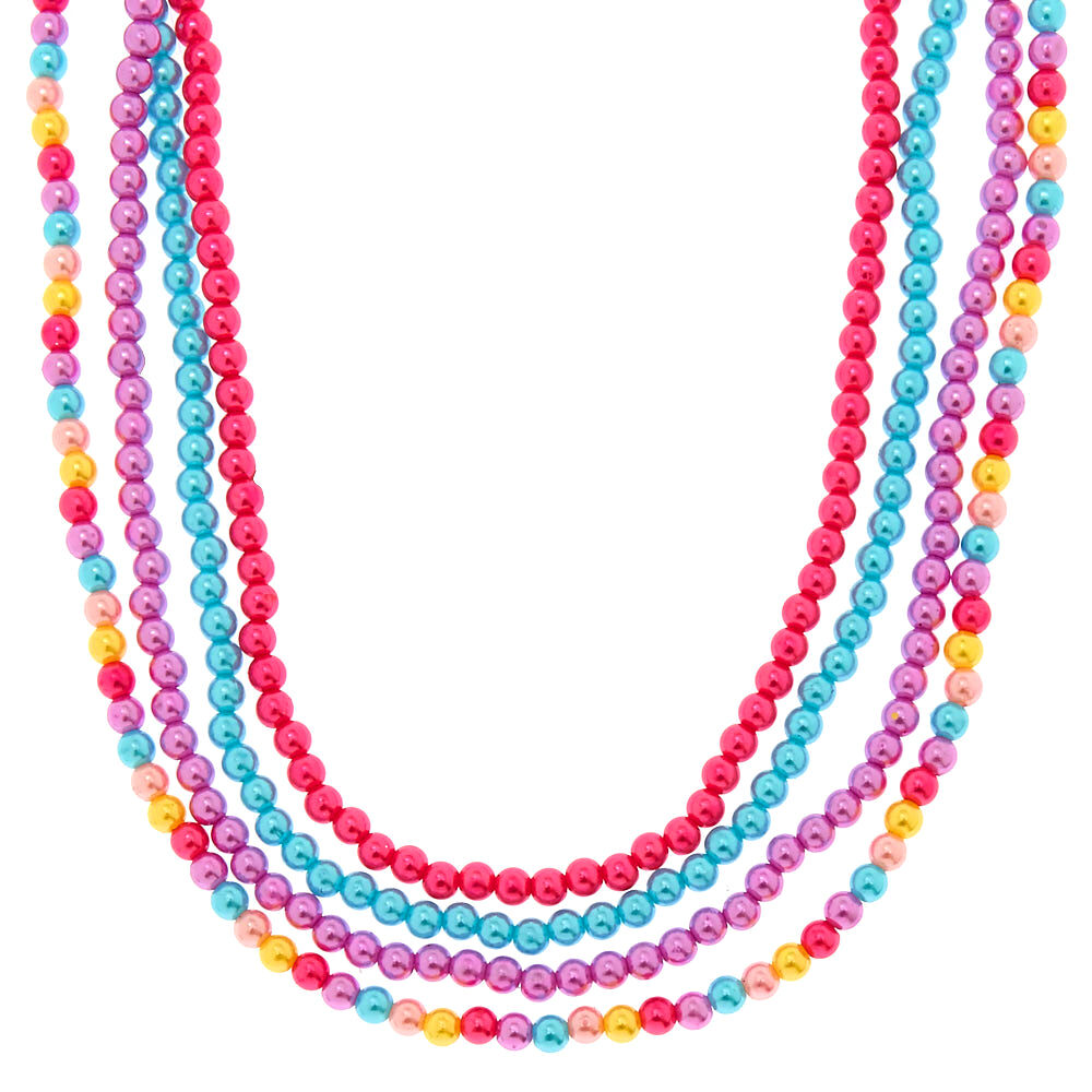 Lot de 4 colliers avec perles d'imitation du Claire's Club,
