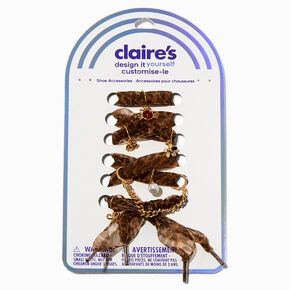 DIY Cheetah Print Shoelace Charm Kit,