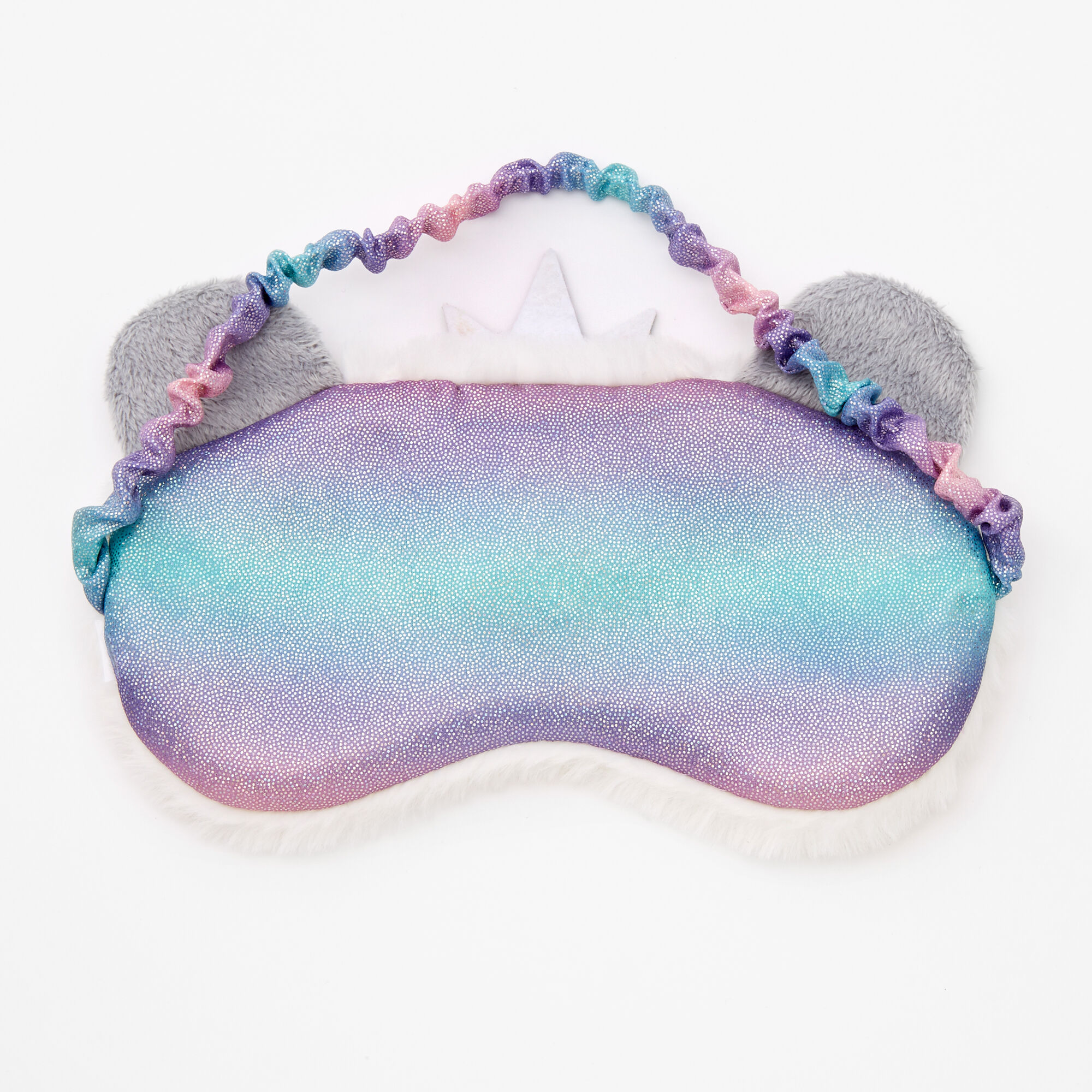 Claire's Club Queen Panda Sleeping Mask - White,