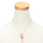 Paris Charm Bottle Pendant Necklace - Pink,