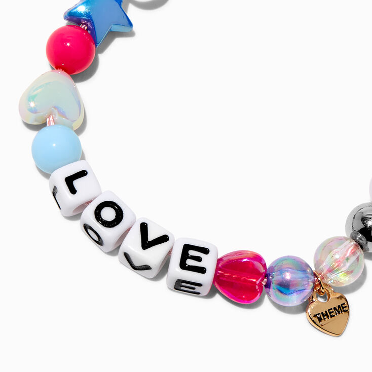 T H E M E x Claire&#39;s &#39;&#39;Love&#39;&#39; Adjustable Bracelet,