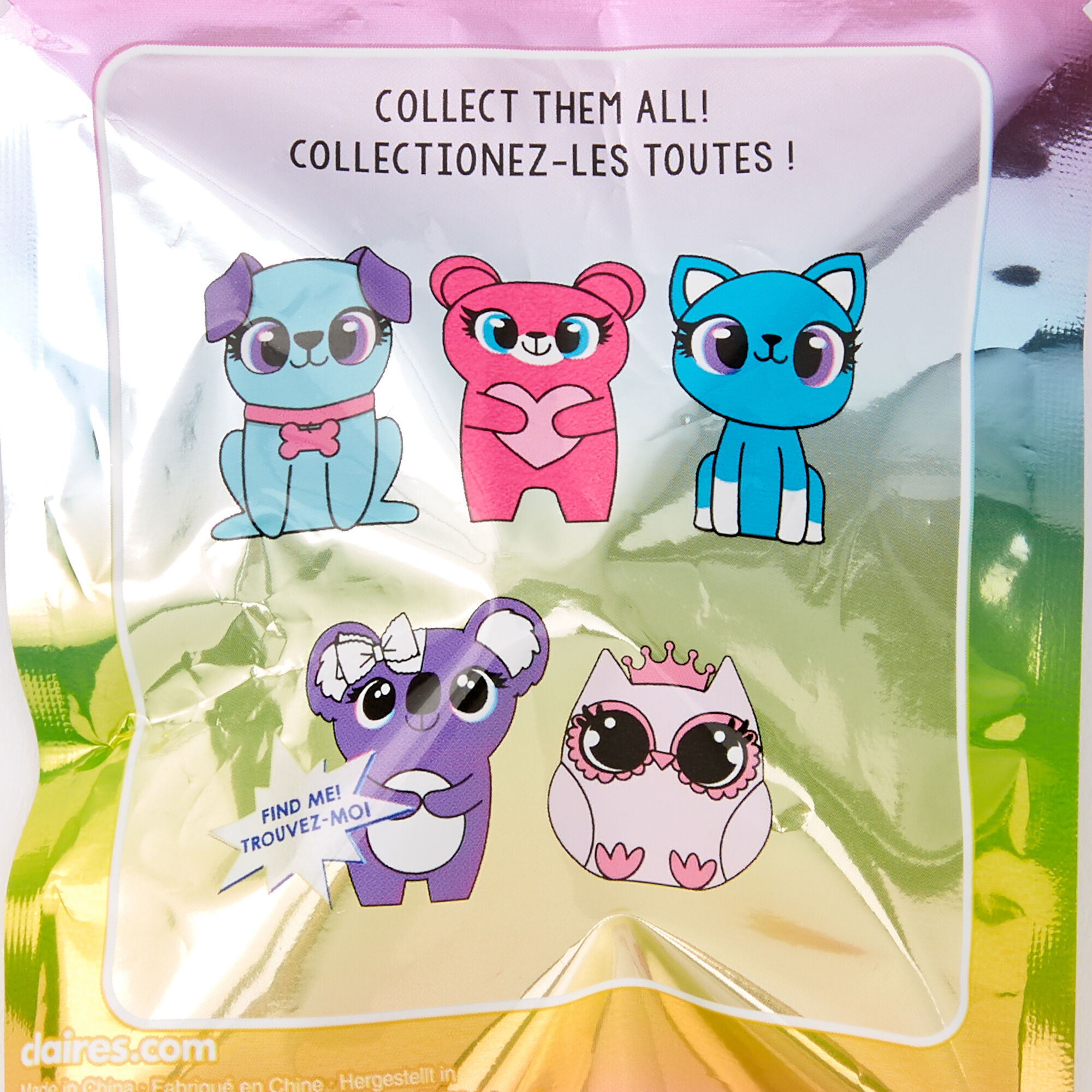 Mystery Critter Figurine Blind Bag - Bright Colors,