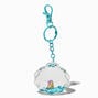 Shell Mermaid Water-Filled Glitter Keychain,