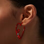 Valentine&#39;s Day &quot;Love&quot; Heart Hoop Earrings,