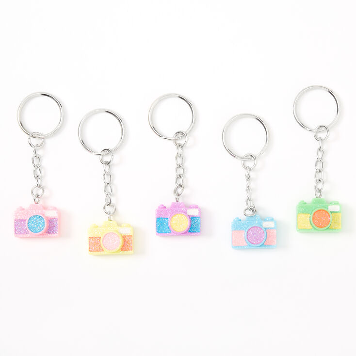 Best Friends Rainbow Camera Keychains - 5 Pack,