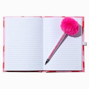 Heartthrob Glitter Journal with Pom Pen,