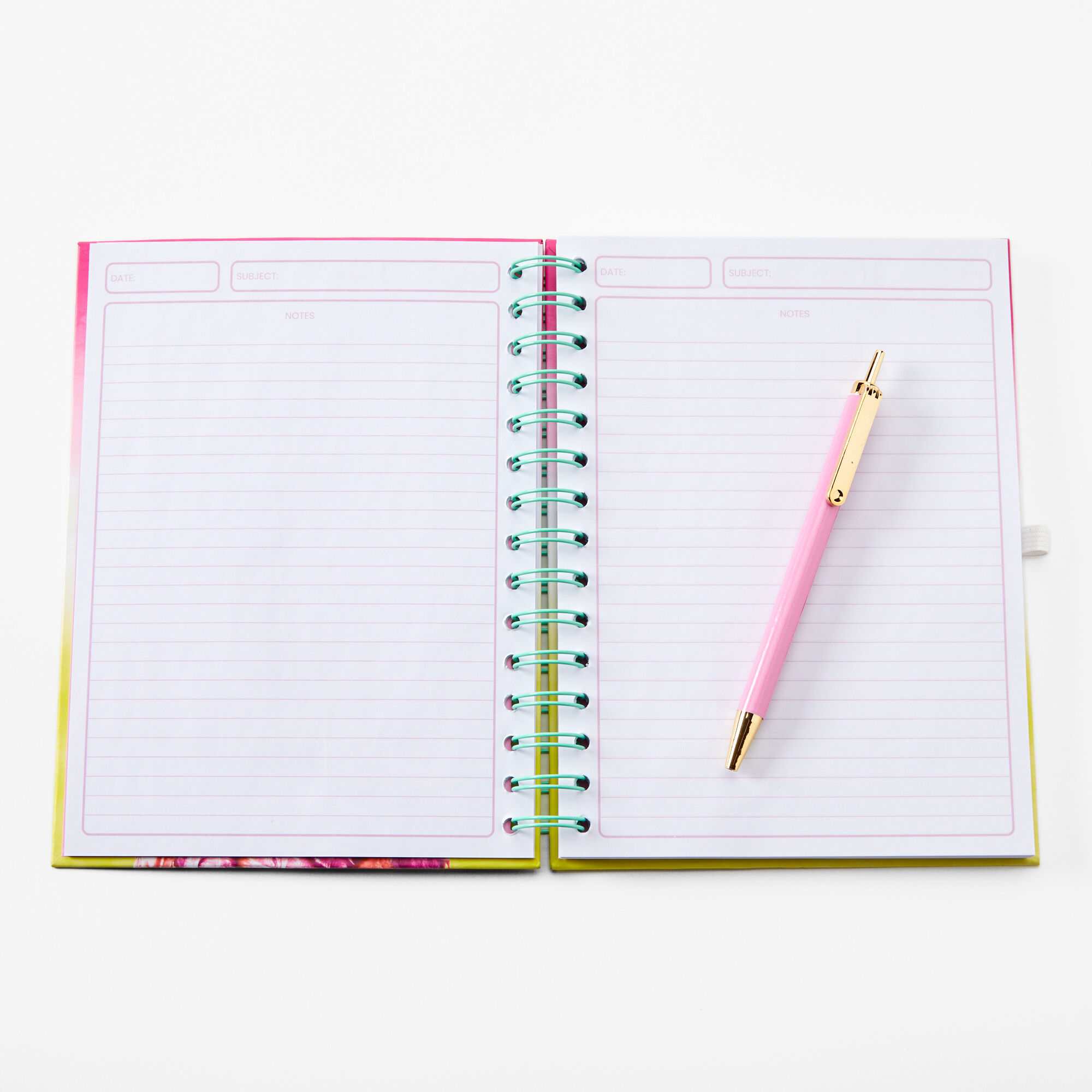 Ombre Pineapple Spiral Notebook,