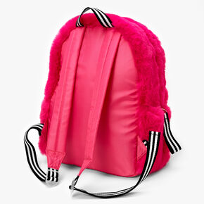 Furry Backpack - Hot Pink,