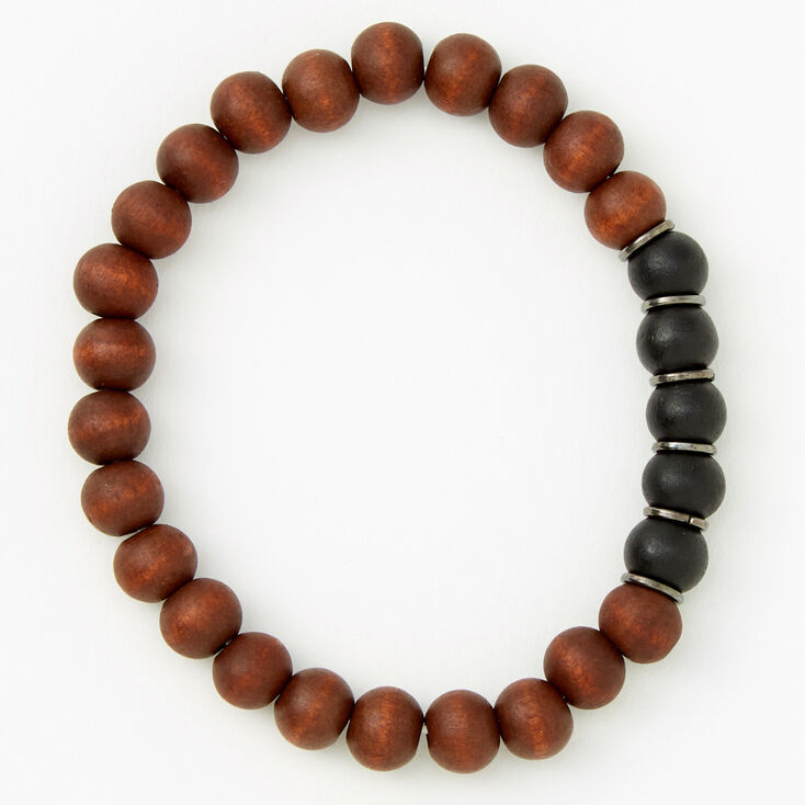 Classic Stretch Bracelet - Black &amp; Brown,