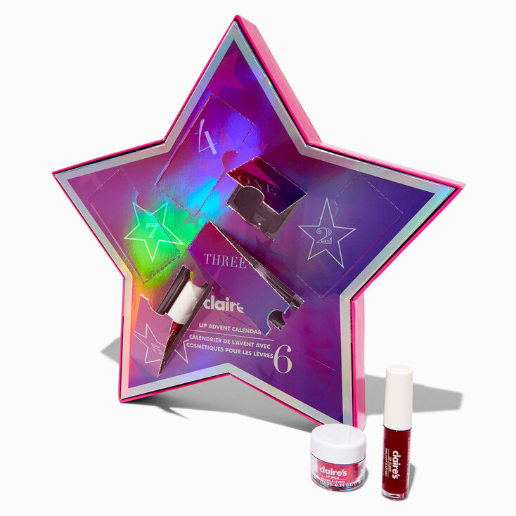 Star Holiday Lip Advent Calendar - 7 Pack,