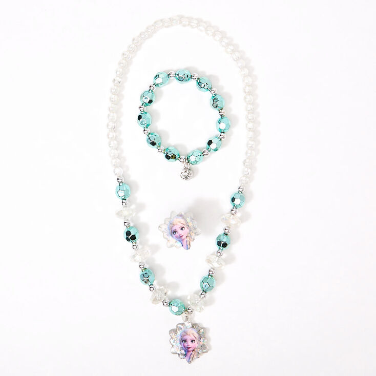 Parure de bijoux et serre-t&ecirc;te La Reine des Neiges 2 de &copy;Disney, lot de 4&nbsp;articles,