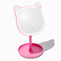 Pink Cat Shaped Light-Up Mirror,