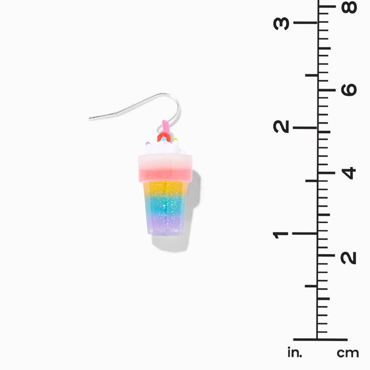 Rainbow Milk 1&quot; Drop Earrings,