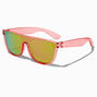 Claire&#39;s Club Pink Shield Sunglasses,