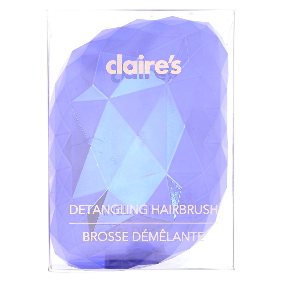Geometric Detangle Hair Brush - Purple,