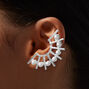 Silver-tone Faux Pearl Full Ear Cuff ,