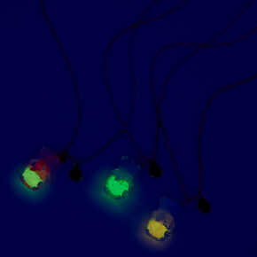 Best Friends Glow-In-The-Dark Gummy Bears&reg; Pendant Necklaces - 3 Pack,