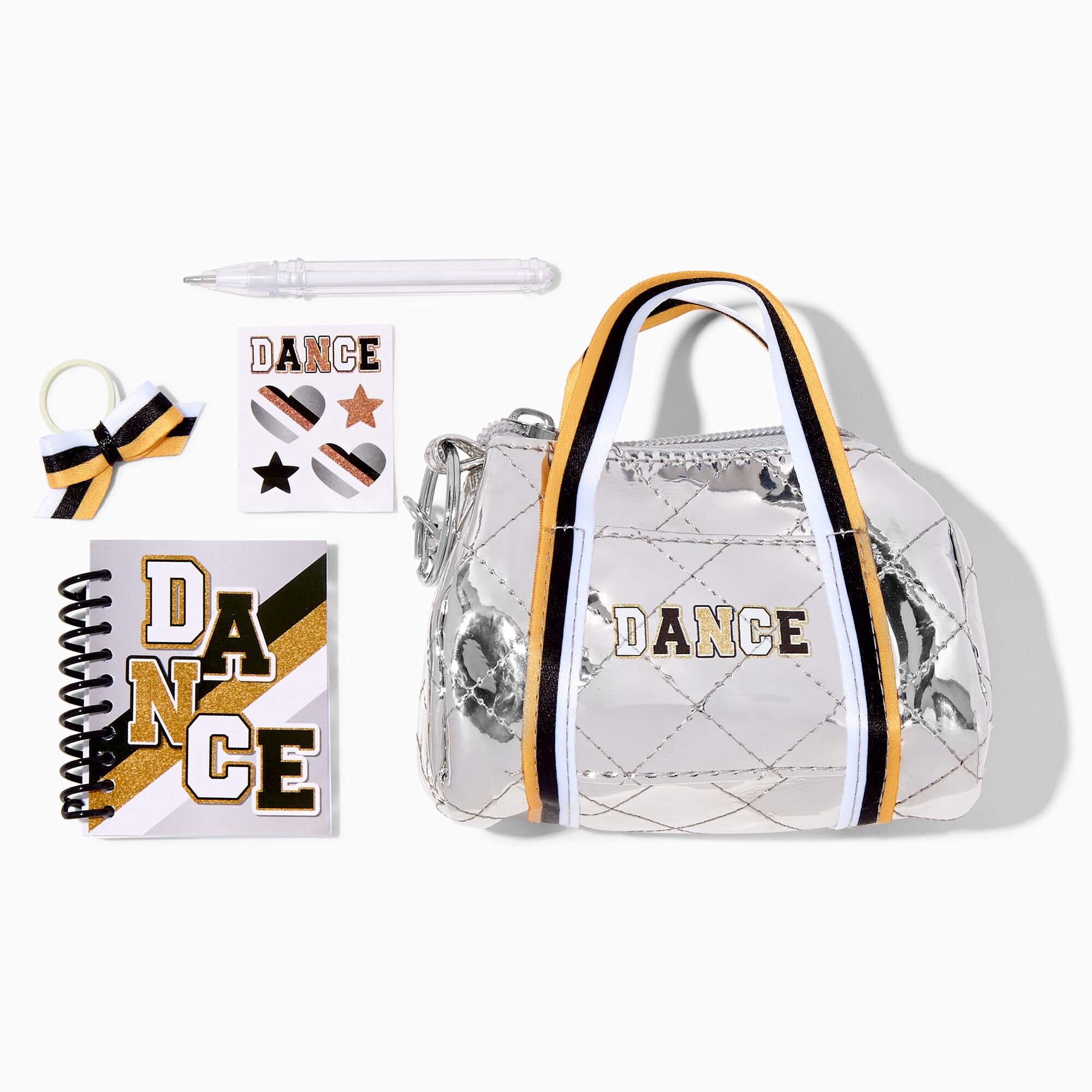 View Claires Cheer 4 Duffel Bag Stationery Set Silver information