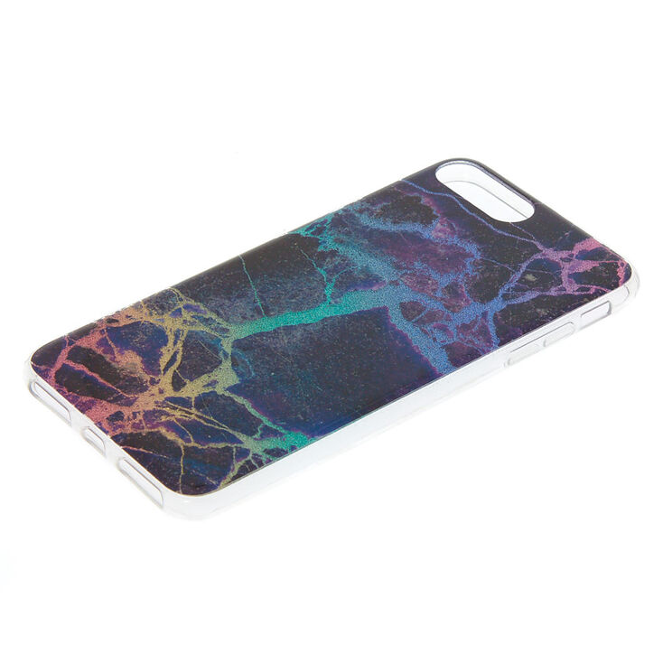Coque de portable arc-en-ciel effet marbr&eacute; craquel&eacute; - Compatible avec iPhone 5/5S,