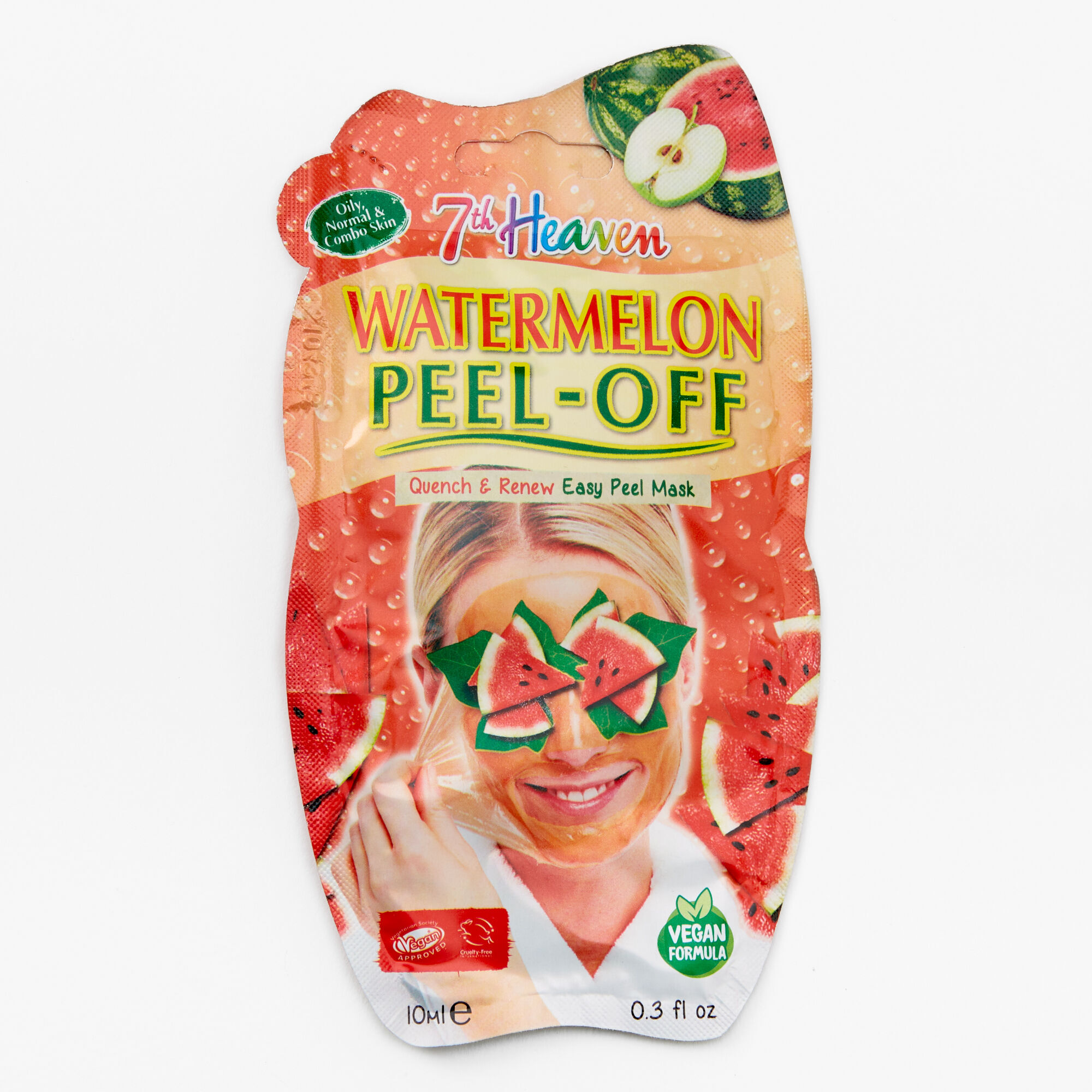 View Claires 7Th Heaven Watermelon Peel Off Face Mask information
