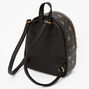 Love Angel Wings Black Small Backpack,