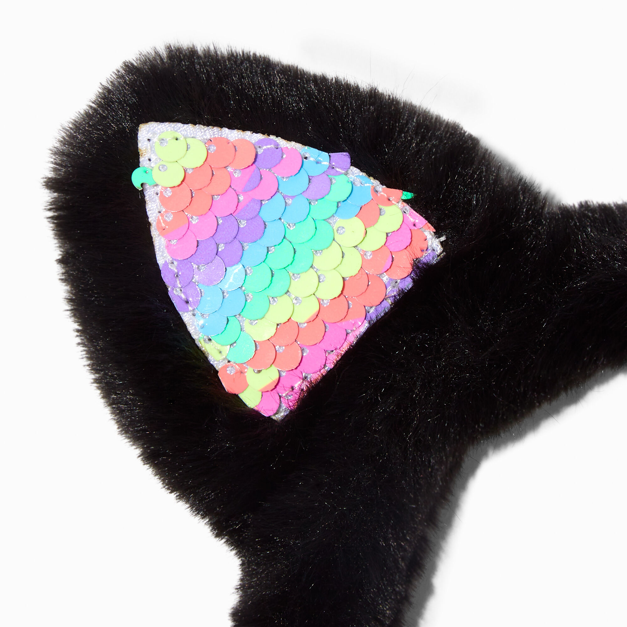 Ensemble de déguisement chat à sequins noirs - Lot de 3,
