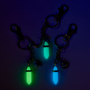 Best Friends Glow In The Dark Mystical Gem Keychains - 3 Pack,