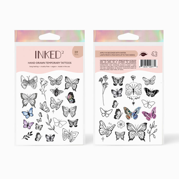 INKED2 Into The Wild Pack Temporary Tattoos,