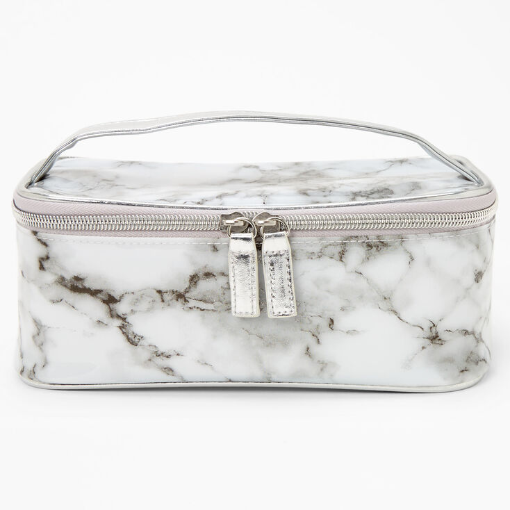 Black and White Marble Makeup Bag,
