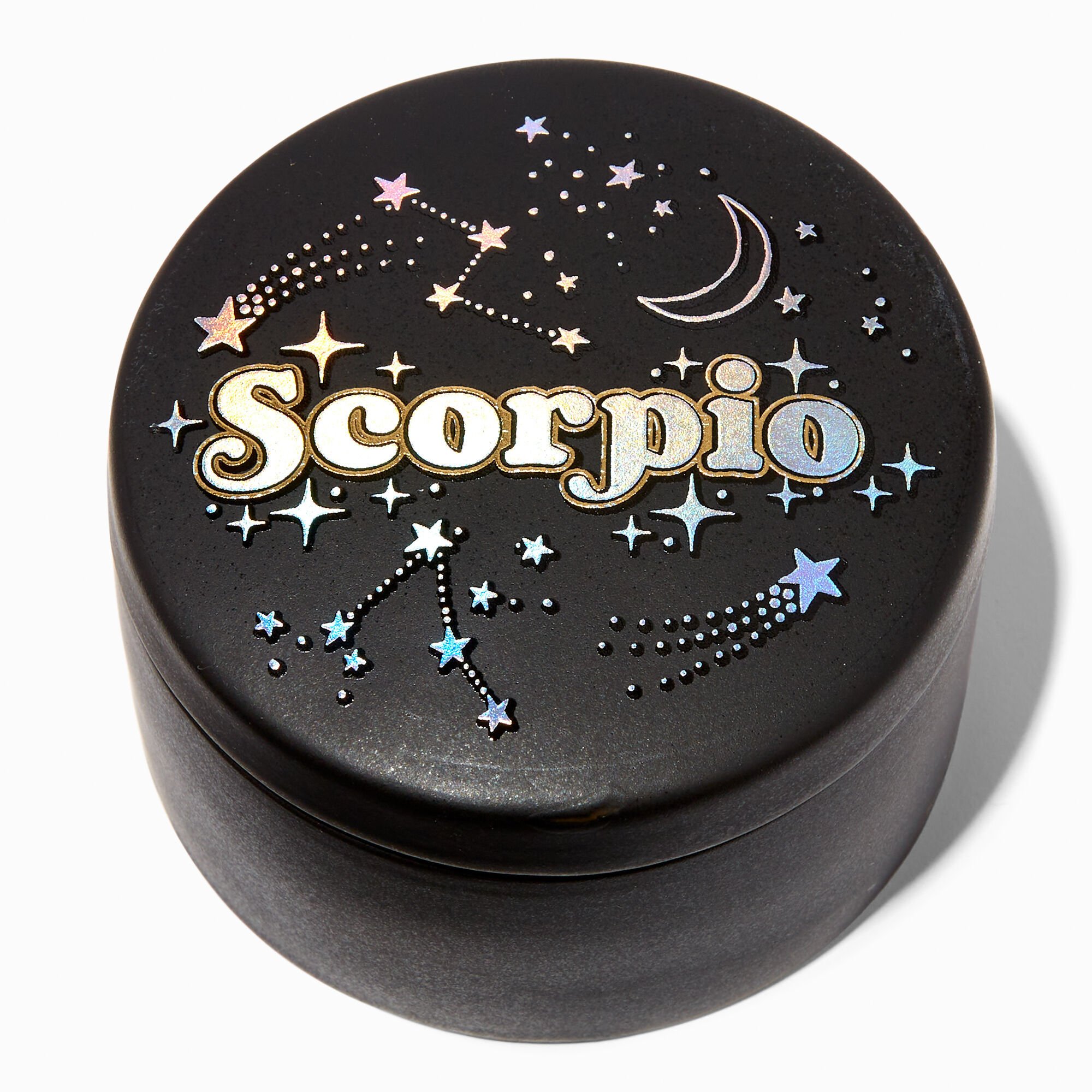 claire's zodiac trinket keepsake box - scorpio