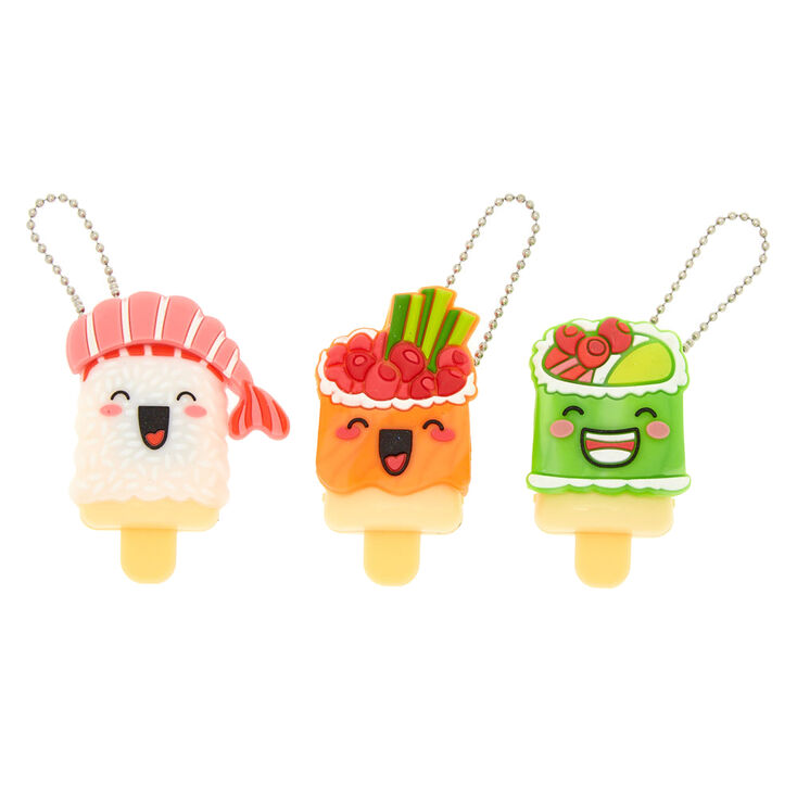 Pucker Pops Sushi Lip Gloss Set - 3 Pack,