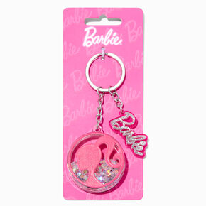 Barbie&trade; Pink Silhouette Head Shaker Keychain,