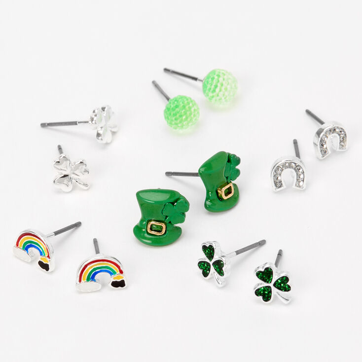 St. Patrick&#39;s Day Stud Earrings - 6 Pack,