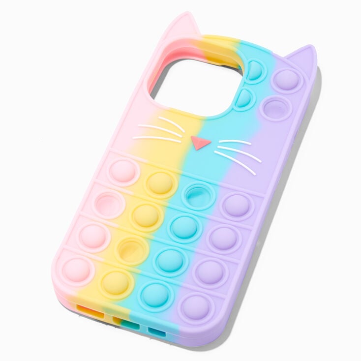 Rainbow Cat Popper Phone Case - Fits iPhone&reg; 13 Pro,