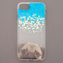 Coque de portable carlin &agrave; paillettes&nbsp;- Compatible avec iPhone 6/7/8/SE,