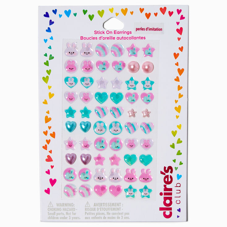 Download Glitter Floral Bunny Ears Headband White Claire S Us
