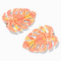 Orange Palm Leaf Hair Clips &#40;2 Pack&#41;,