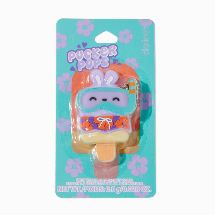 Pucker Pops&reg; Scuba Bunny Lip Gloss - Fruit Punch,