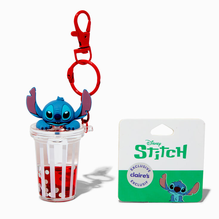 Disney Stitch Foodie Water-Filled Keychain