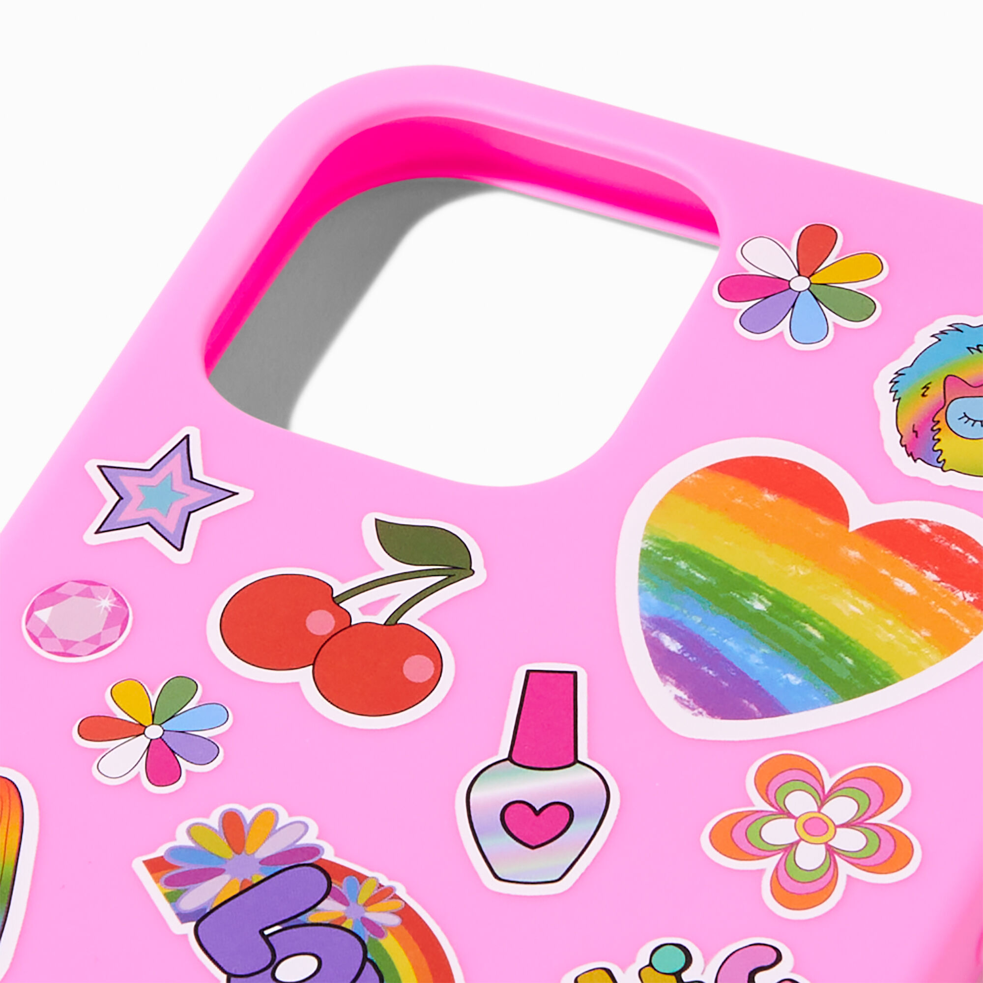 Pink Y2K Protective Phone Case with Lanyard - Fits iPhone® 12 Pro,