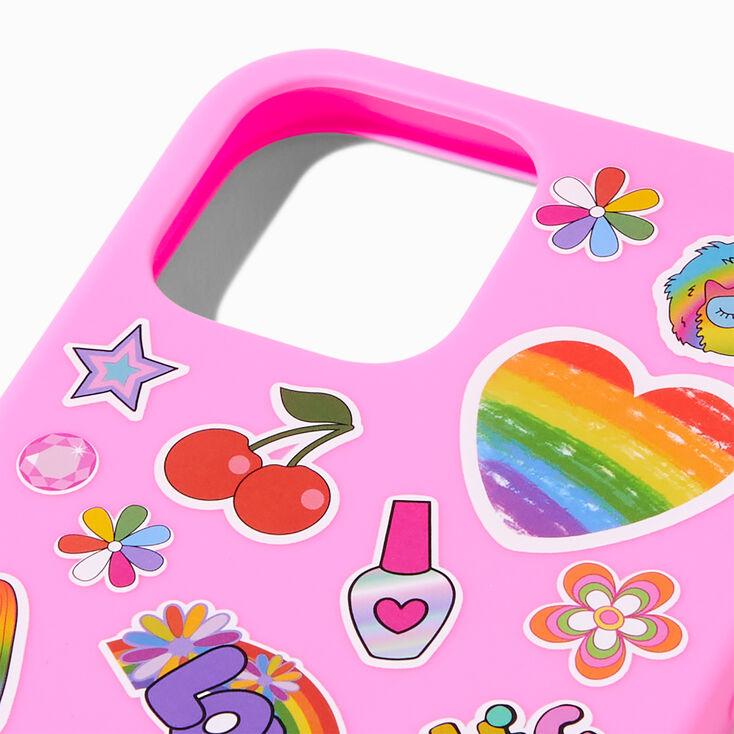 Pink Y2K Protective Phone Case with Lanyard - Fits iPhone&reg; 12 Pro,