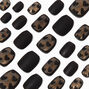 Sheer Black Heart Coffin Press On Vegan Faux Nail Set - 24 Pack,