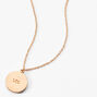 Gold Zodiac Mood Pendant Necklace - Leo,