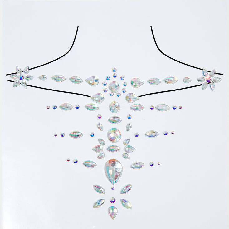 Skeleton Bones Iridescent Body Gems,