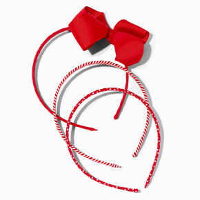 Claire&#39;s Club Red Loopy Bow Headbands - 3 Pack,