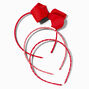 Claire&#39;s Club Red Loopy Bow Headbands - 3 Pack,