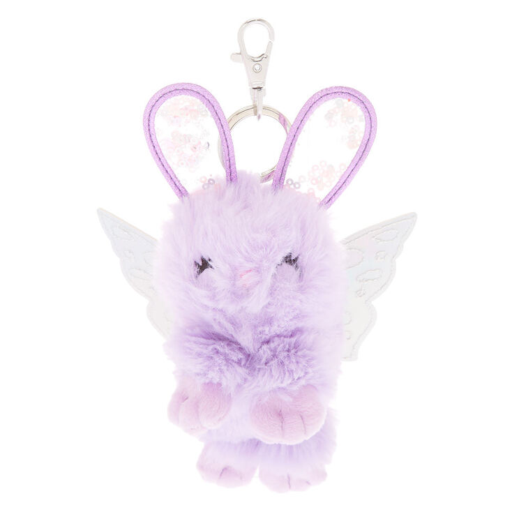 Bella the Bunny Soft Keychain - Purple,