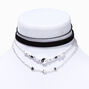 Black Yin Yang &amp; Star Choker Necklaces &#40;3 Pack&#41;,