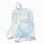 Claire&#39;s Club Transparent Shaker Heart White Backpack,